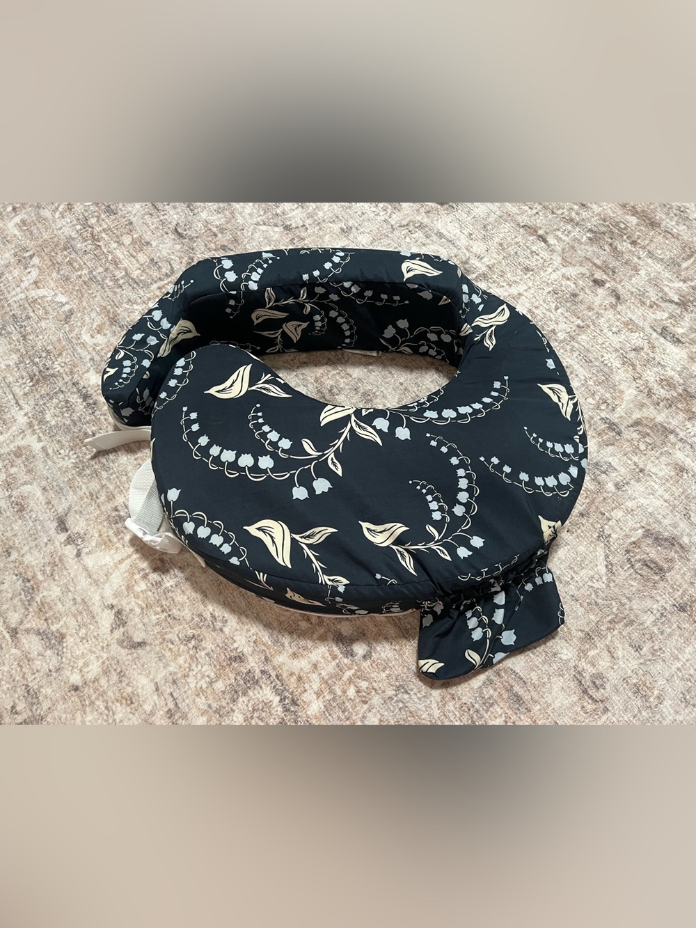 My Brest Friend Nursing Support Pillow - Navy Floral